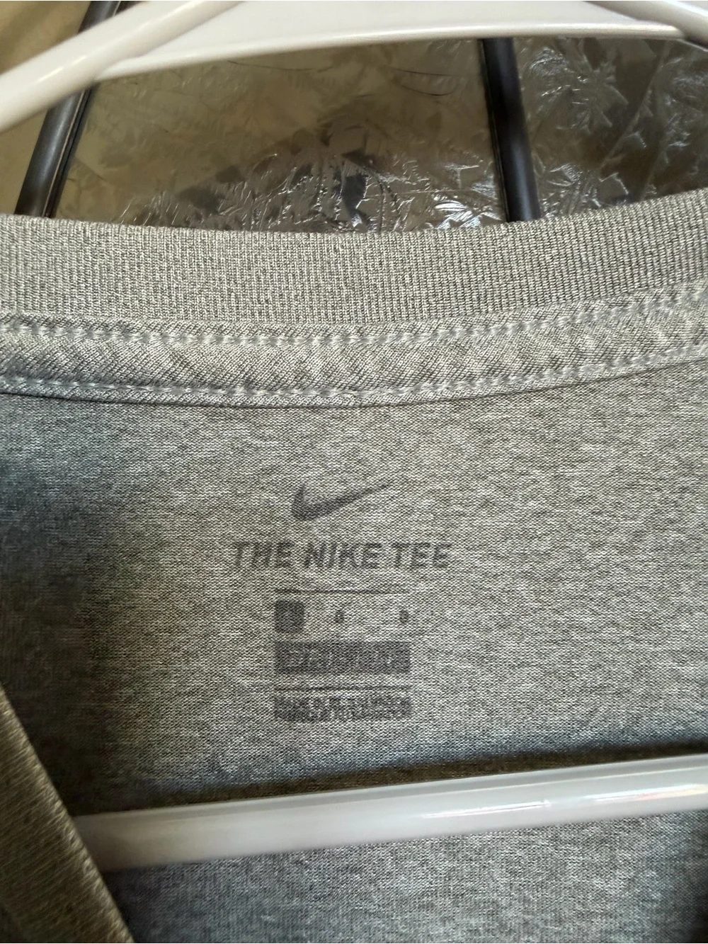 Nike Heather Gray Short Sleeve Dri-FIT Tee